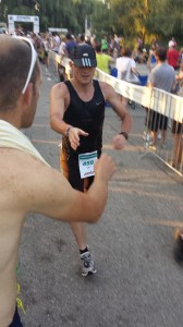 István a 42km-es futásnál 